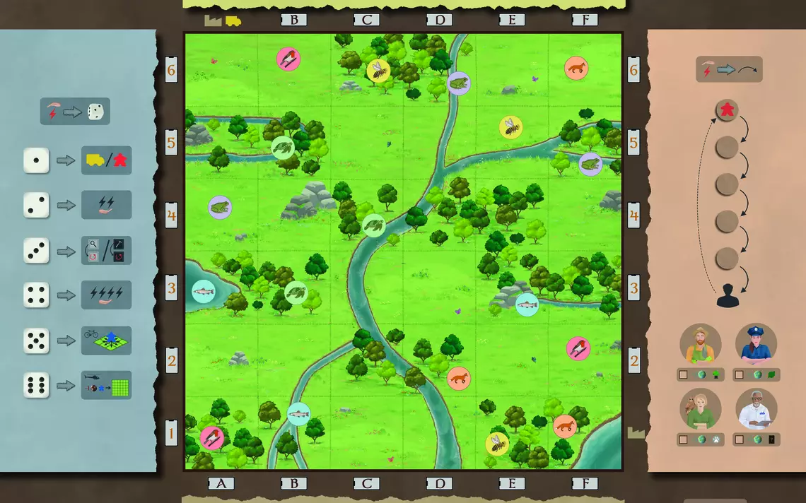 Plateau du jeu Ecotopia